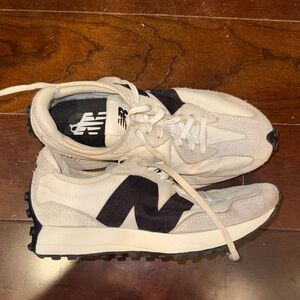 New Balance Cream & Black Retro Trail Sneaker